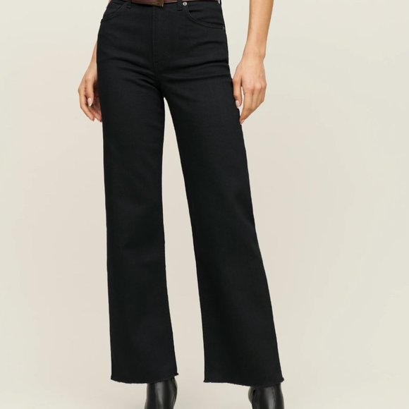 Reformation Emma High Rise Wide Leg Jeans Size 25 - Picture 2 of 7